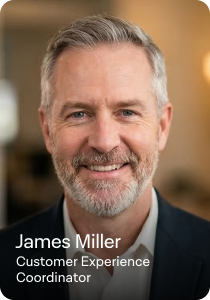 James Miller, Customer Experience Coordinator